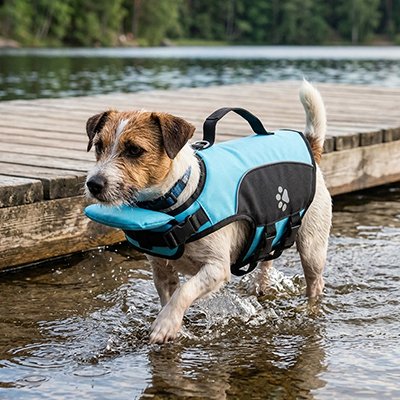 Hydroguard Gilet de sauvetage Chien bleu