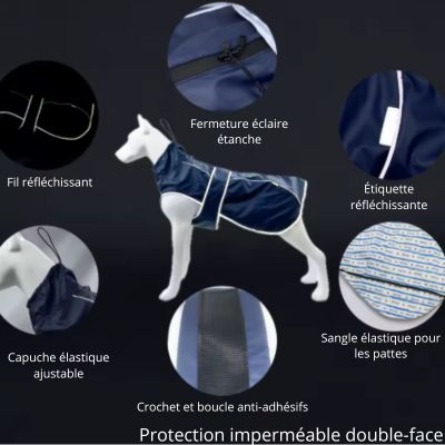 imermeable pour chien details impermeable
