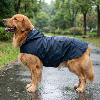 Imperméable pour chien​ avec capuche protection tête du chien