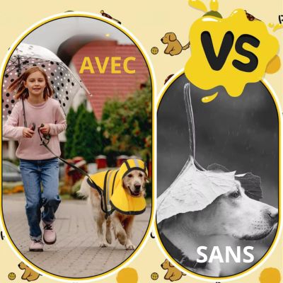 impermeable pour chien avec sans