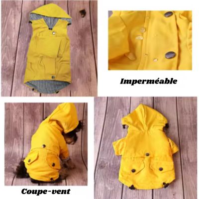 impermeable pour chien coupe vent