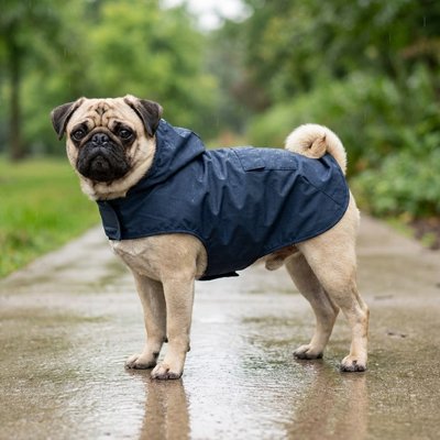 Imperméable pour chien​ ergonomique et souple