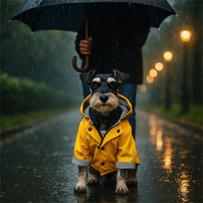 impermeable pour chien maitre chien