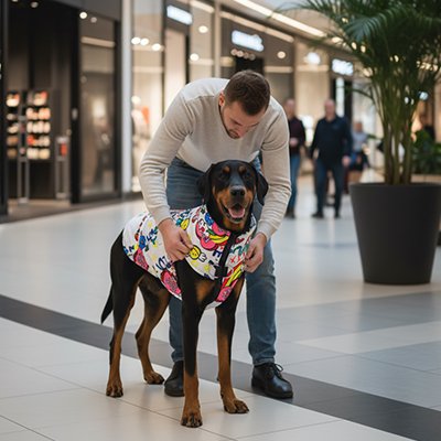 Imperméable pour chien​ s'adapte morphologie