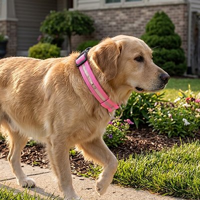 Koba Collier lumineux Chien marche de la jardin