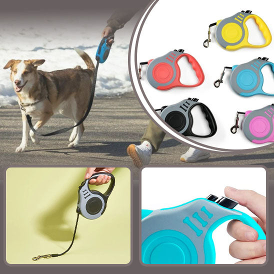 Laisse à enrouleur pour chien/ UrbanWalk™