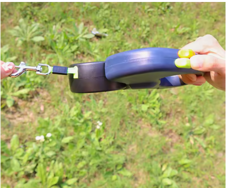 Laisse à enrouleur pour chien duo