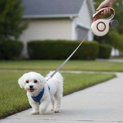 Laisse enrouleur chien robuste et pratique