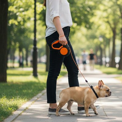 Laisse enrouleur pour chien extensible 