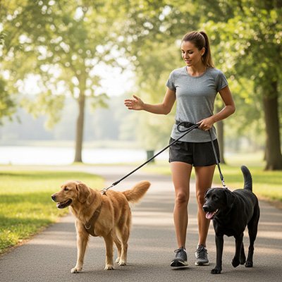 Laisse pour chien sécuritaire résistante