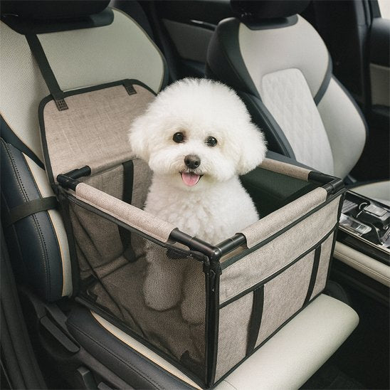 L'AutoCopilot Siege auto pour chien café caniche