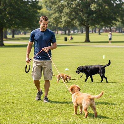 Longe pour chien résistante flexible