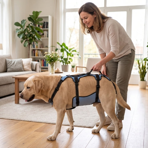 Maison chien aider avec harnais de levage pour chien