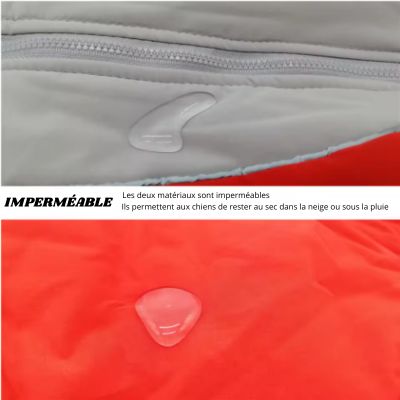 manteau chien combi impermeable
