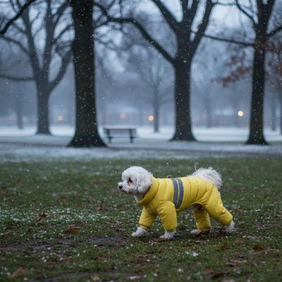 Manteau pour Chien élégant et coupe-vent pour l'hivers