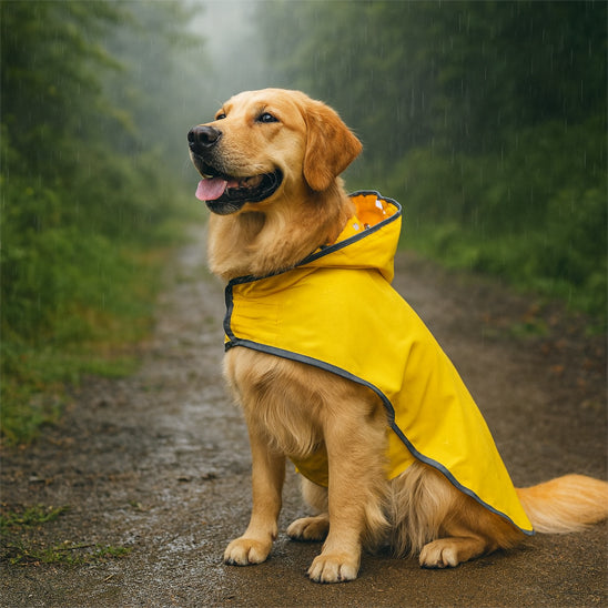manteau pour chien jaune