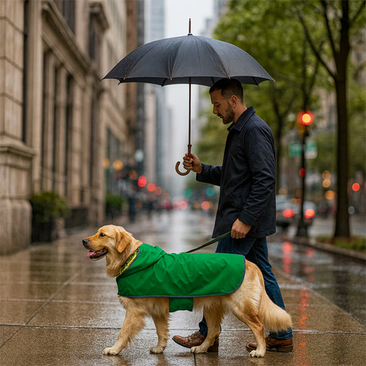 manteau pour chien marchant maitre