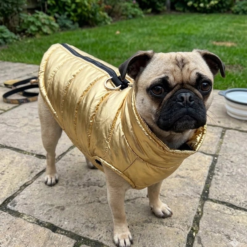 Manteau Pour Petit Chien doré