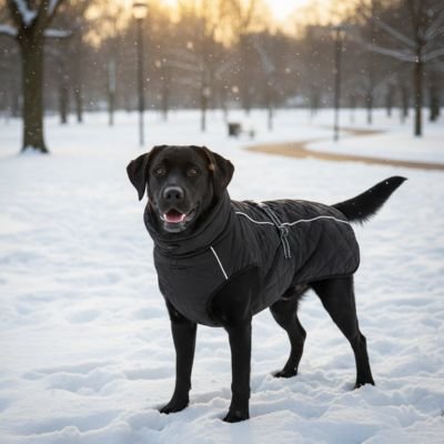 Manteau pour chien rembourré polaire