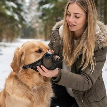 Muselière chien maille noir