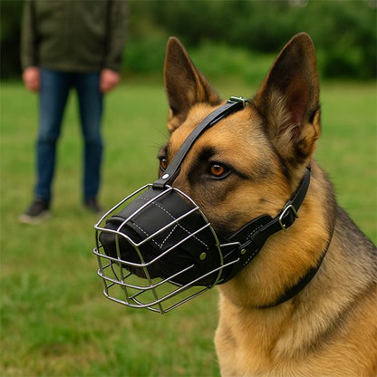 Muselière pour chien cuir neuf chien
