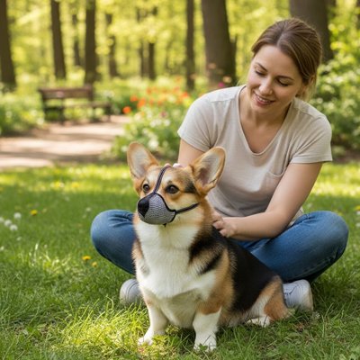 Muselière pour chien​ douce efficace