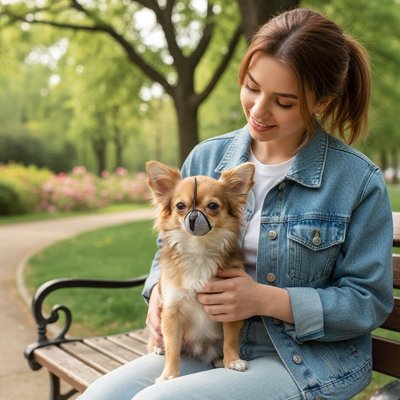 Muselière pour chien​ grande maille respirant