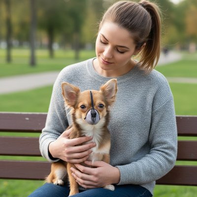 Muselière pour chien​ petit chien