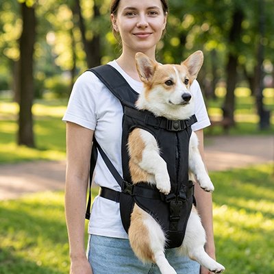 Nomadog sac de transport pour Chien prémium noir