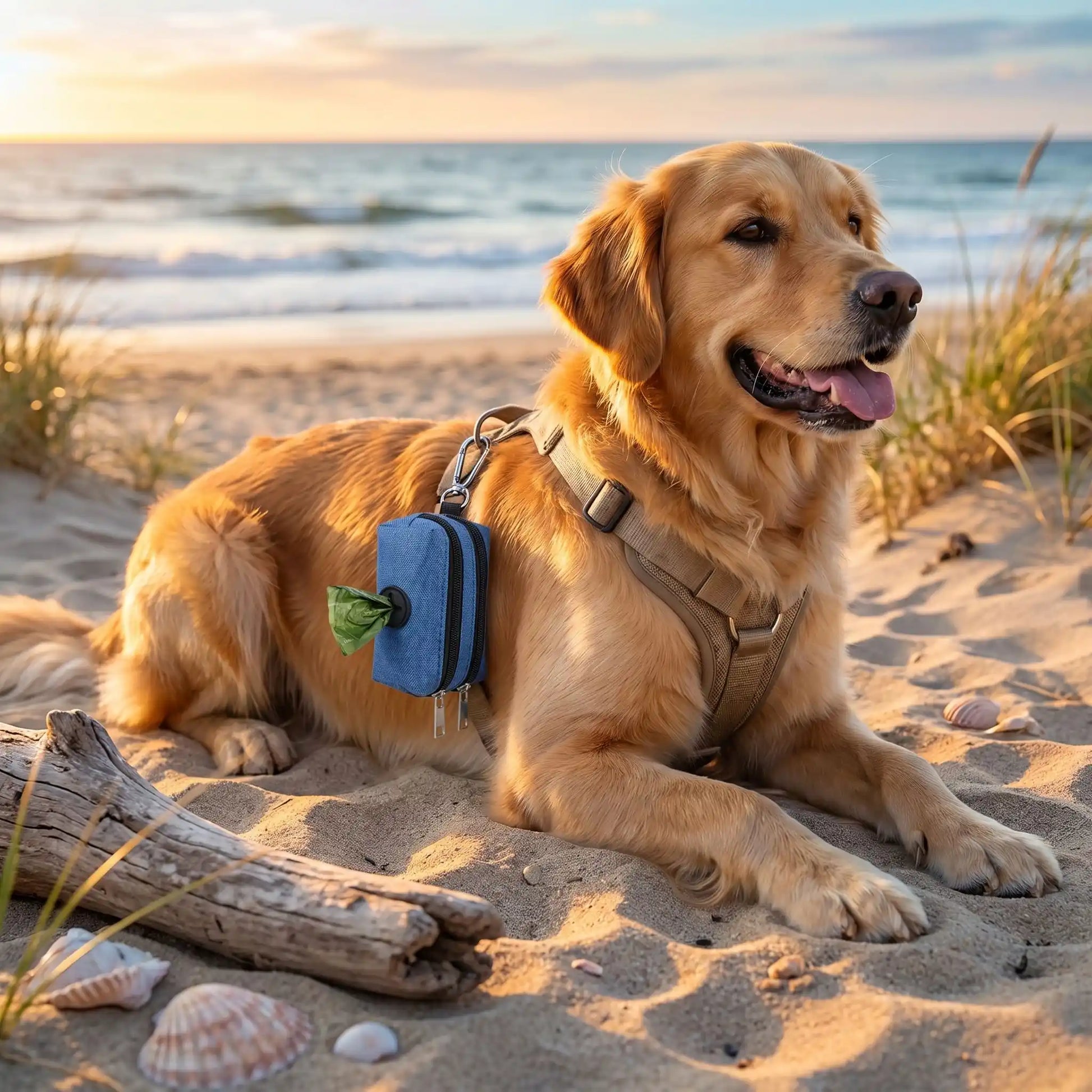 Pawdog distributeur de sac excrément attachée harnais