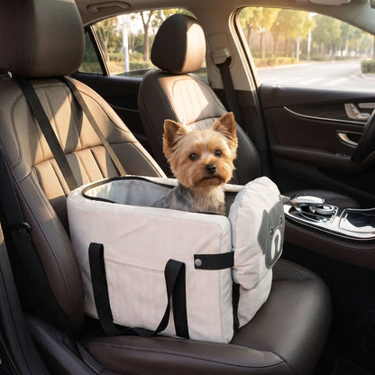 Petit chien sac de transport pour chien assis sagement