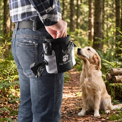 Plein air chien homme porte sac de dressage pour chien