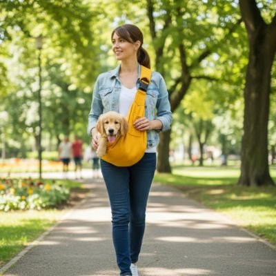PupPack sac transport pour Chien en tissus doux