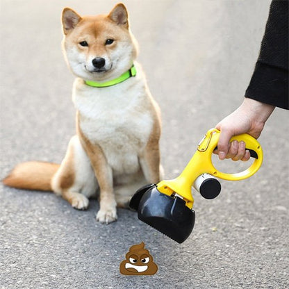 ramasse crottes pour chien avec compartiment à sacs