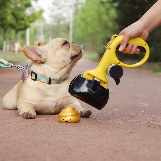 ramasse crottes pour chien avec poignée