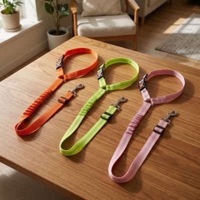 RoadDog Safety ceinture de sécurité pour chien couleur fluo