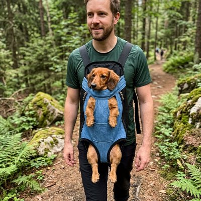 Sac de transport Chien pour des promenade en forêt