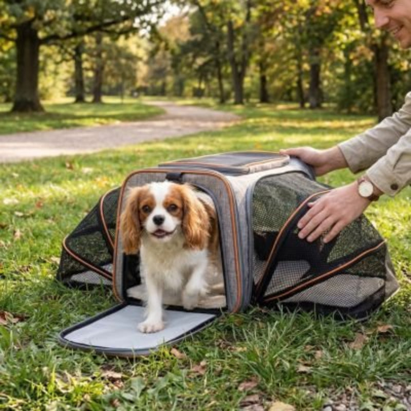 Sac de transport pour Chien avec bande orange