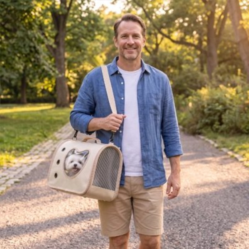 Sac de transport pour Chien blanc
