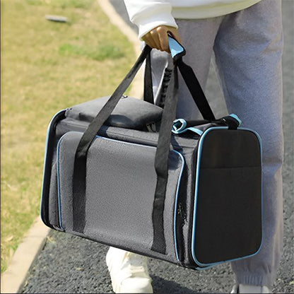 Sac de transport pour chien double poignées rembourrées