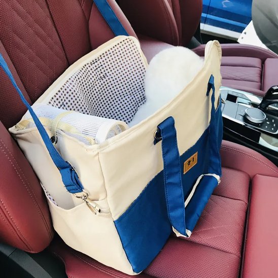 Sac transport chien sur siège voiture