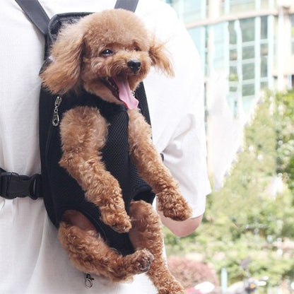 Sac Urbain sac ventral chien noir 
