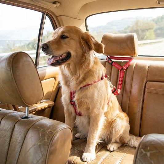 Securpaw ceinture rouge ceinture de sécurité pour chien