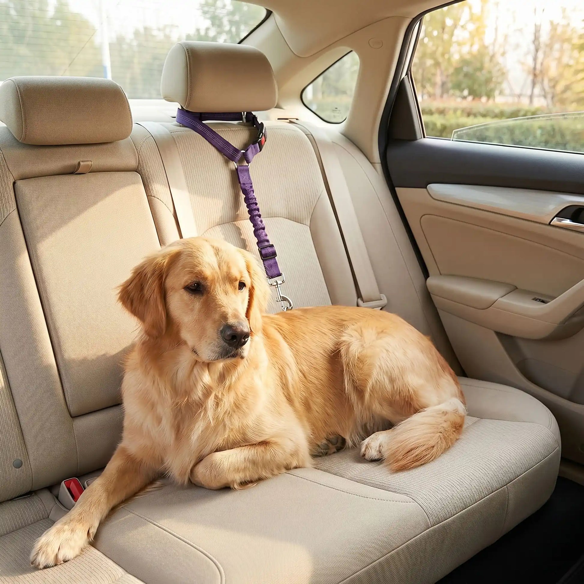 Securpaw chien allongé ceinture de sécurité pour chien