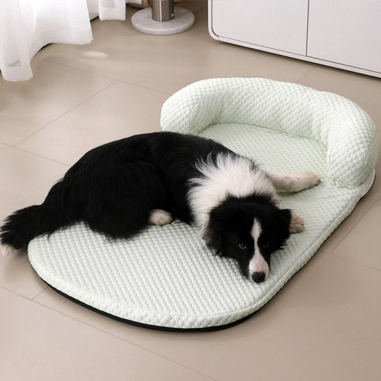 Tapis rafraichissant chien beige 