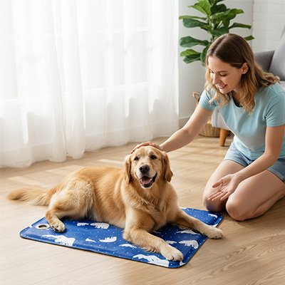 Tapis rafraîchissant Chien confortable