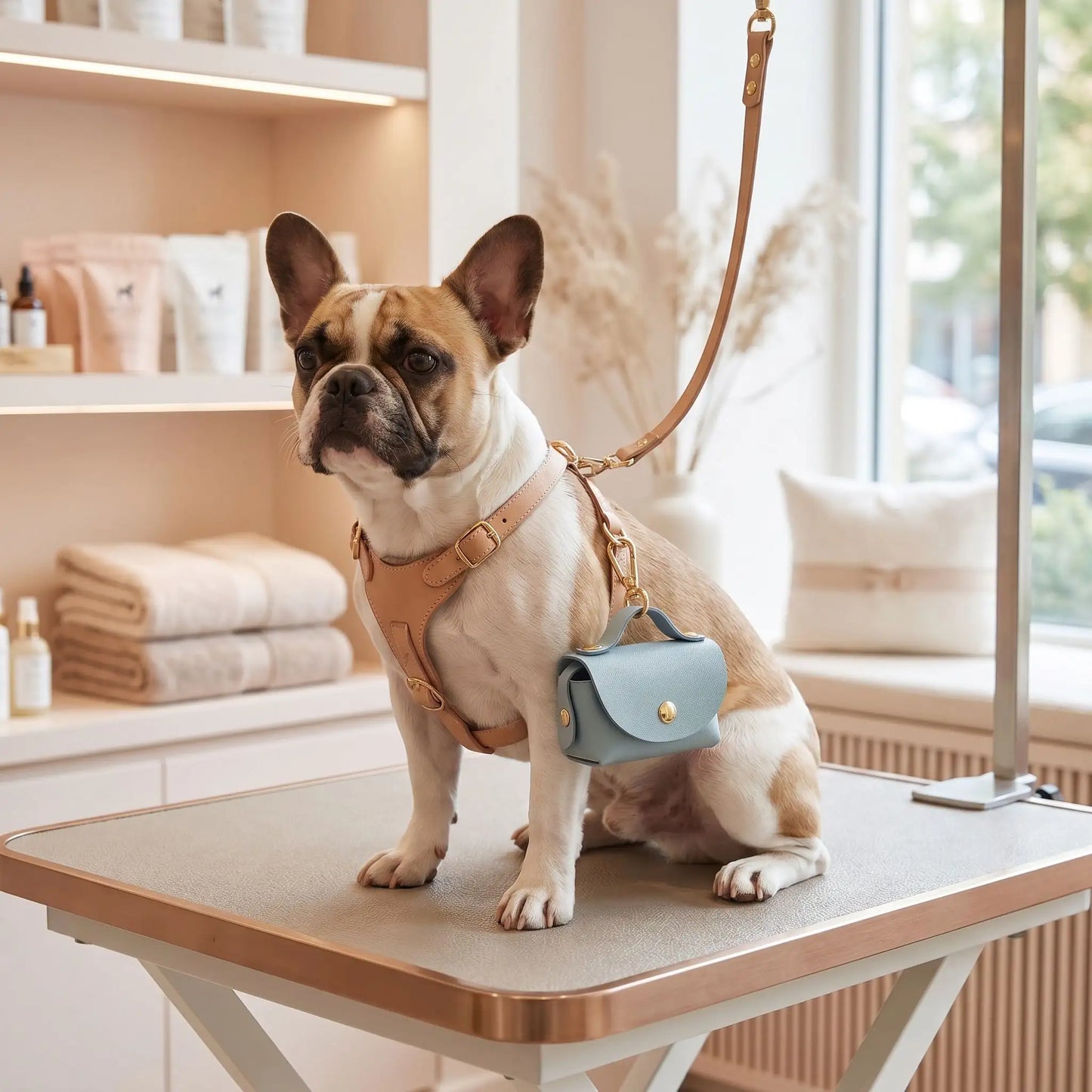 Walkbag distributeur- sac à-crotte bleu petit chien