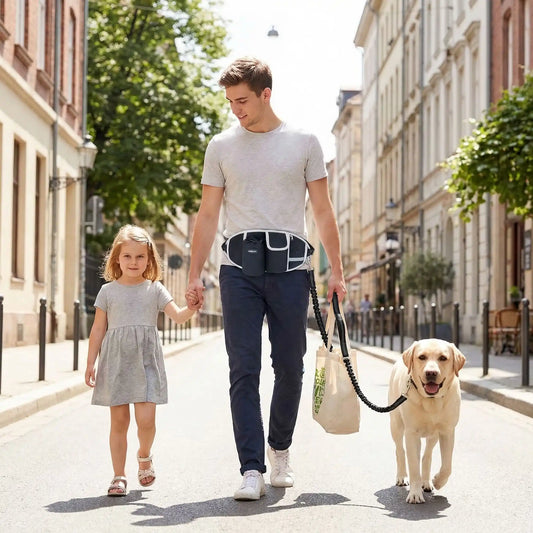 walkingbananna sac d entrainement pour chien noir